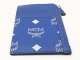 Mcm Aren Surf The Web Blue Visetos Card Holder Do0725crde