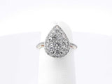 0.42 Cttw Diamond & 10k Yellow Gold Cluster Ring 2.4 Grams Size 3 Fw0926lrxdu