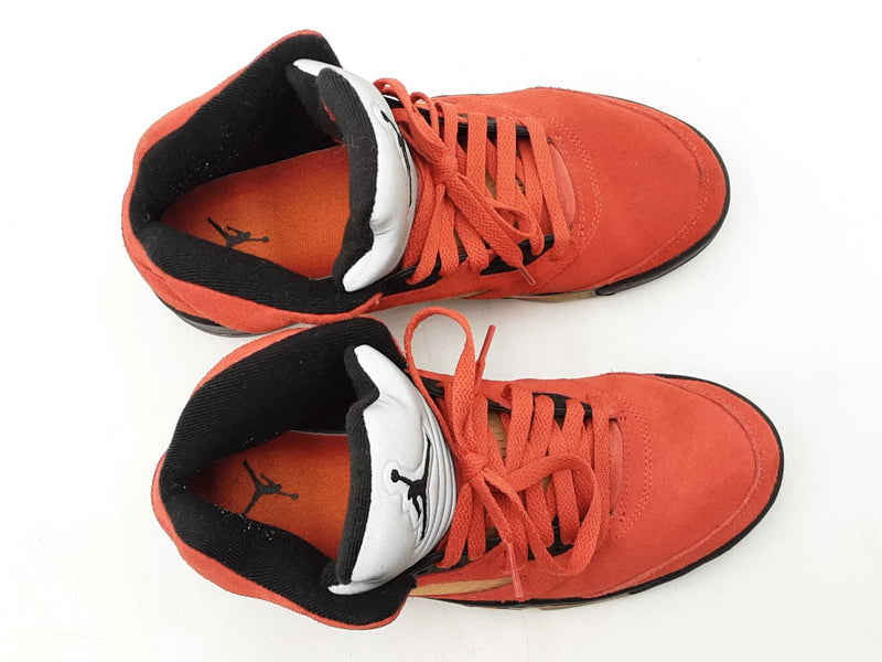Nike Air Jordan 5 Retro "Dunk On Mars" Suede Sneakers Size 9.5  Fw0825ixdu