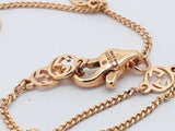 Gucci 18k Yellow Gold Star Interlocking G Diamond Bracelet 1.7g Eb0326lrxsa