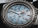 Breitling Chronomat Evolution 3.92 Cttw Diamond & Stainless Steel 44mm Watch Fw0125wzzxdu