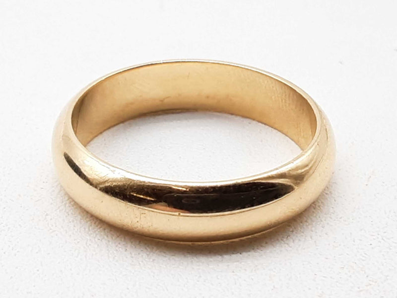 14k Yellow Gold 5.4g Band Ring 8.5 Do1024lcrde