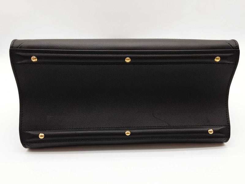 Louis Vuitton Black Calfskin Steamer Hand Bag Sd0125lrxzde