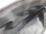 Christian Dior Black Leather Jeans Pocket Shoulder Tote Bag Do0525oxzde