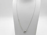 .48 Dwt Lab Diamond Chip Cross Pendant Chain Sterling Sliver Mk1225rzmia
