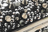 Alexander Mcqueen Knuckle Clutch With Chain In Black Eb0325cxzsa