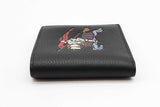 Burberry Equestrian Knight Black Leather Wallet Eb0526oxzde