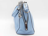 Michael Kors Dakota Medium Leather Shoulder Bag Blue Aa0726orsa