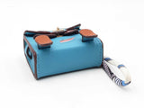 Mini Plaything Bag Charm In Turquoise Fw0825cdu