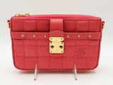 Louis Vuitton Troca Handbag In Pink Damier-quilted Leather Fw0625lzxzdu