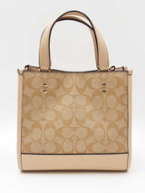 Coach Signature Canvas New Year Dempsey Tote Bag Eb0826ixdu