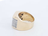 4.02 Cttw Diamonds 10k Yellow Gold 2.50g Ring Size 11 Aa0425lzxzsa