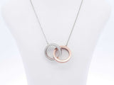 Tiffany & Co. Interlocking Circles Silver Necklace 5 Grams 16 Inch Fw0525wrzdu