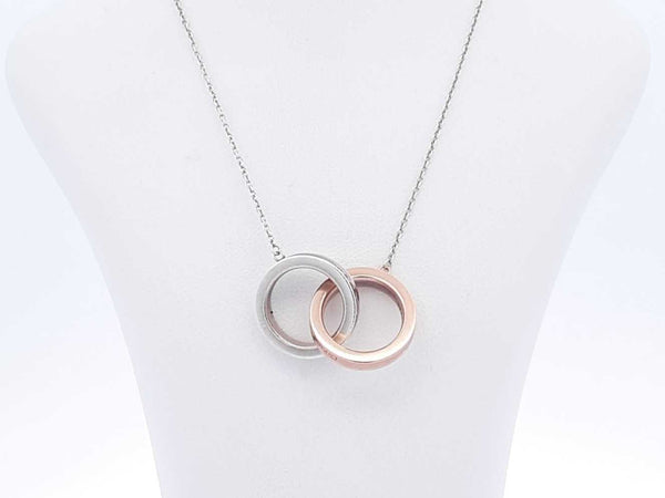 Tiffany & Co. Interlocking Circles Silver Necklace 5 Grams 16 Inch Fw0525wrzdu