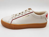 Tory Burch 75877 White Red Leather Gum Sole Court Shoes Size Us 7 Do0126pxde