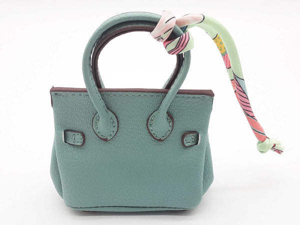 Blue Teal Mini Bag Charm Do0725ide