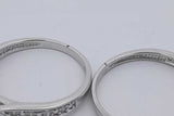 0.54cttw Diamond Wedding Set In 10k White Gold 3.8 Grams Size 7 Eb0226orxsa