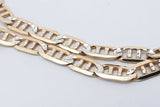 10k Yellow Gold Diamond Cut Mariner Chain Necklace 11.3g 20.5 Inch Eb0426pxzsa