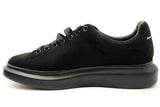 Alexander Mcqueen Oversized Black Suede Sneakers Size 47 Eb0125lorsa