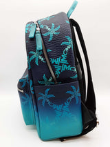Mcm Stark Ceramic Blue Gradation Palm Canvas Backpack Do0625wxzde