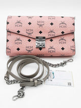Mcm Pink & Grey Crossbody Bag  Eb1025oxzdu