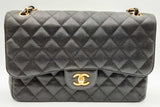 Chanel Quilted Caviar Double Flap Shoulder Bag Eb1024wxxzdu