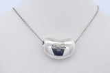 Tiffany & Co. Elsa Peretti 925 Bean Pendant Necklace 7.9 Grams 17 In Eb0926lrxde