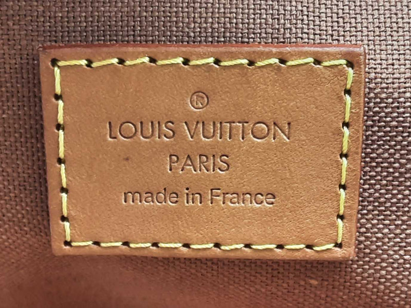 Louis Vuitton Monogram Lockit Vertical Gm Brown Handbag Aa0425crzsa