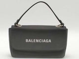 Balenciaga Everyday Chain Wallet With White Logo Aa0726wrzsa
