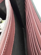 Gucci Dionysus Gg Blooms Supreme Monogram Canvas Wallet With Chain Eb0826pxzsa