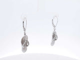 Na Hoku Diamond & 14k White Gold Flip Flop Slipper Earrings 4.2 Gram Fw0826orxdu