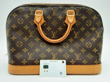 Louis Vuitton Alma Mm Brown Handbag Aa0425irxsa