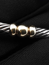 David Yurman Metro Cable Bracelet In Sterling Silver 23.6g 6.5 Inch Fw0226orzdu