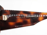 Gucci Gg2039s Brown Tortoiseshell Frames Large Square Sunglasses Do0926lxzde