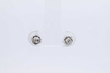 0.36cttw Princess Cut Diamond Stud Earrings In 10k White Gold 0.7 Grams Eb0426exdu
