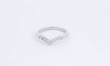 18k White Gold Diamond Ring Size 6.5, 3.4 Grams Eb0524lrxdu