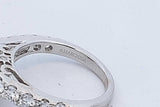 3.07cttw Diamond Wedding Set In 18k White Gold 12.1 Grams Size 7 Eb0926oxxzde