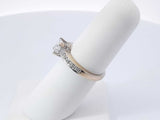 0.60 Cttw Diamond & 14k White Gold Engagement Ring 3.3g Size 6 Fw1124wrxdu