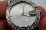 Gucci 101l Mother Of Pearl Dial 28mm Quartz Stainless Steel Watch Aa0226wxzsa