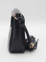 Gucci Small Soho Disco Bag In Black Vernice Naplack Fw0426prxdu