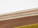 Bottega Veneta Duo Clutch In Lime Green & Beige Intrecciato Leather Fw0926lcrdu