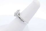 0.17cttw Diamond 10k White Gold Ring 3.5 Grams Size 6.5 Eb0626oxzde