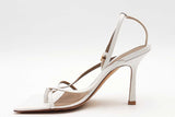 Bottega Veneta Stretch White Leather Strappy Sandals Size 35.5 Eb0525lrxsa