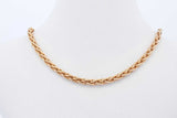 18k Yellow Gold Wheat Chain Necklace With 10k Clasp 12.9g 18 Inch Eb0726llxzde