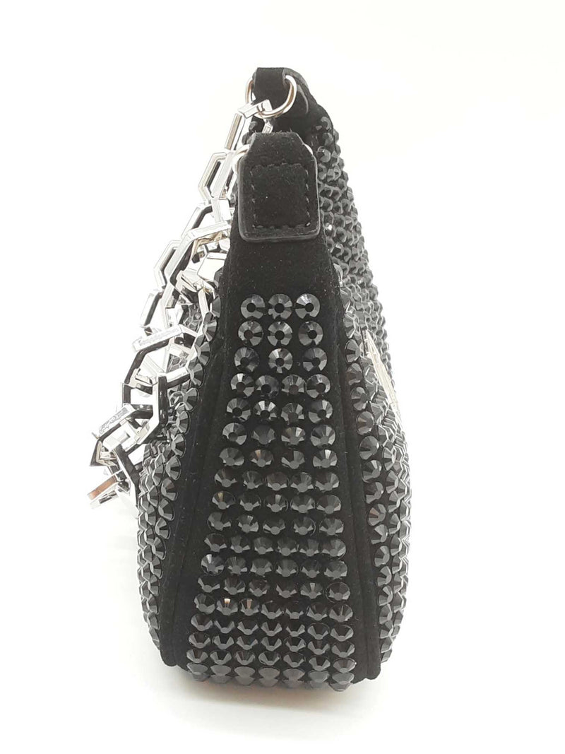 Philipp Plein Crystals Black Shoulder Bag Sd0725czxde