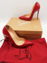Christian Louboutin Red Patent Leather So Kate Heels Size 37.5 Eb0425wxzde