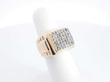 1.32 Cttw Diamond & 10k Yellow Gold Cluster Ring 11.1 Gram Size 5.75 Fw0626irxdu