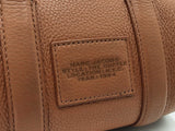 Marc Jacobs The Mini Duffle In Argan Oil Brown Oil Pebbled Leather Fw1026pxdu
