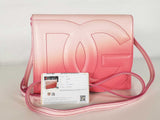 Dolce & Gabbana Dg Logo Embroidered Pink Ombre Crossbody Bag Sd1125rzxde