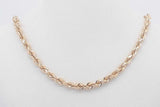 14k Yellow Gold Rope Chain Necklace 12.4 Grams 18 Inch Eb0326crxsa